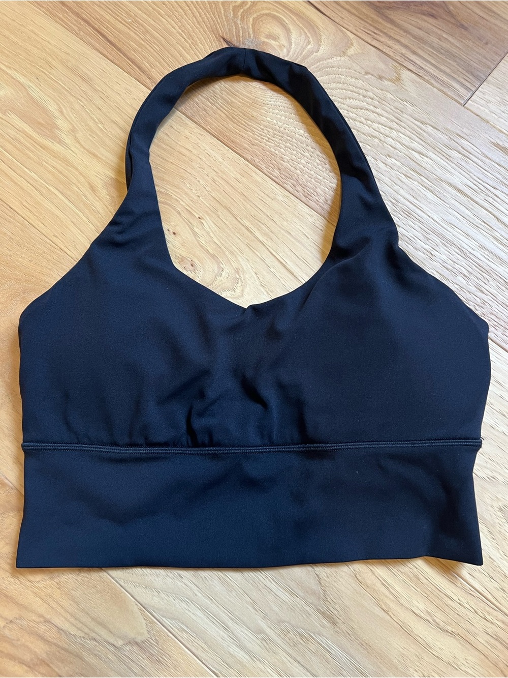 Bäre Activewear Black Halter Sports Bra
